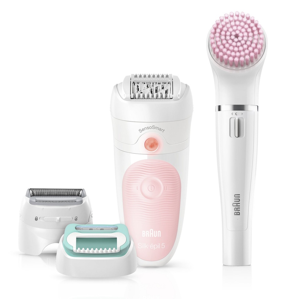 braun Braun Silk-épil Beauty Set 5 4-En-1 - Épilateur Électrique Sans Fil Wet & Dry Epilateur Electrique