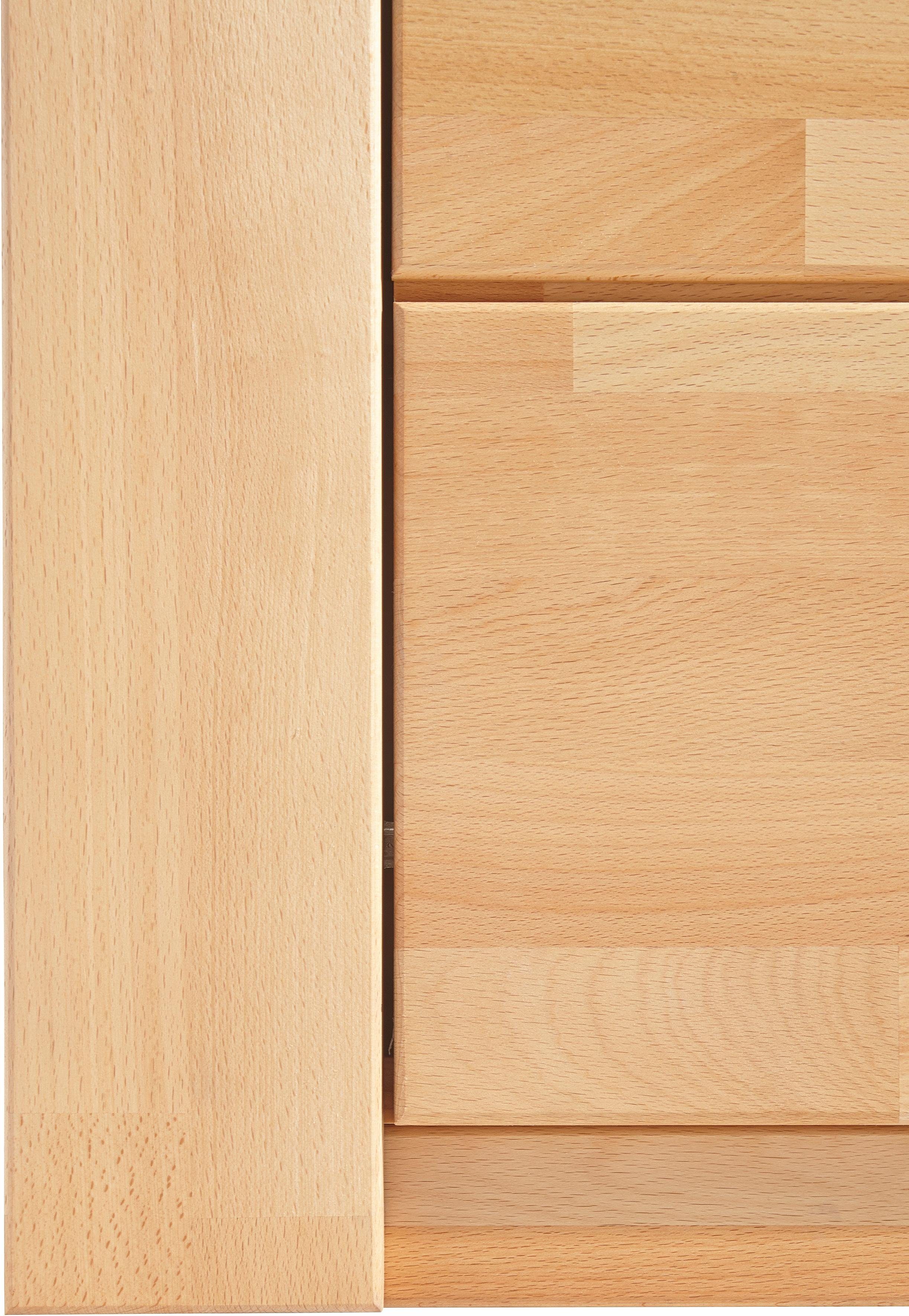 Woltra Wohnwand Zara, (Set, 5-St), teilmassives Holz
