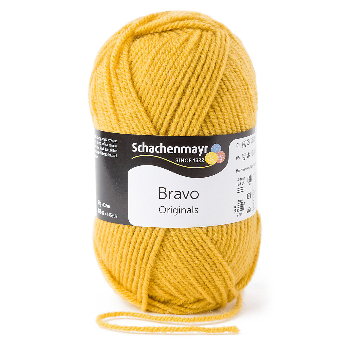 Handstrickgarne Bravo, 50g Gold