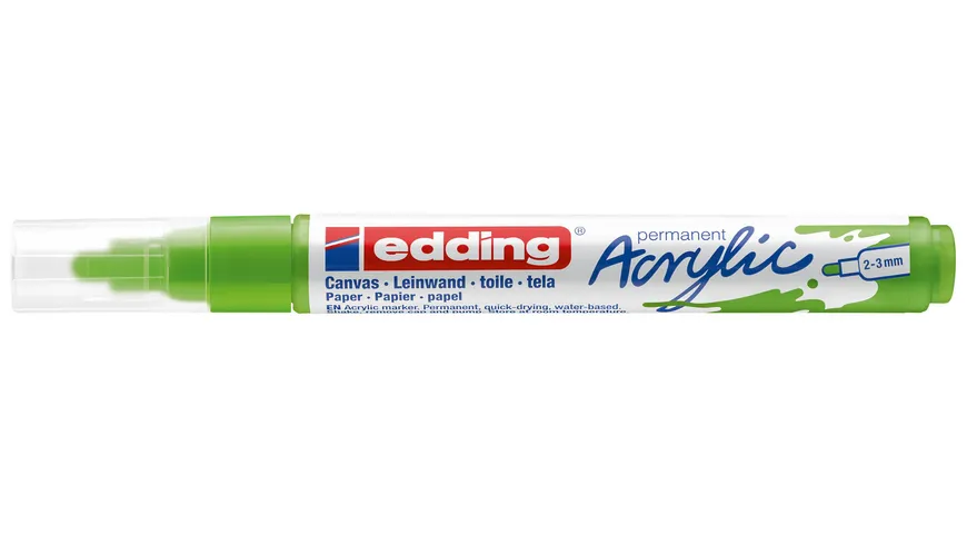edding Acrylmarker 5100 medium gelbgrün gelbgrün