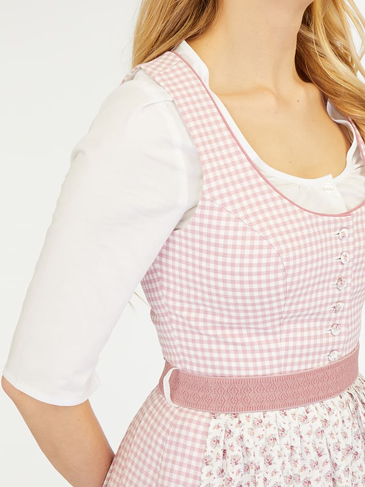 Berwin & Wolff Dirndl in Rosa/ Weiß günstig kaufen