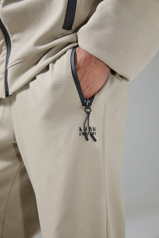 Man Active Tech Jogginghose mit Reißverschluss