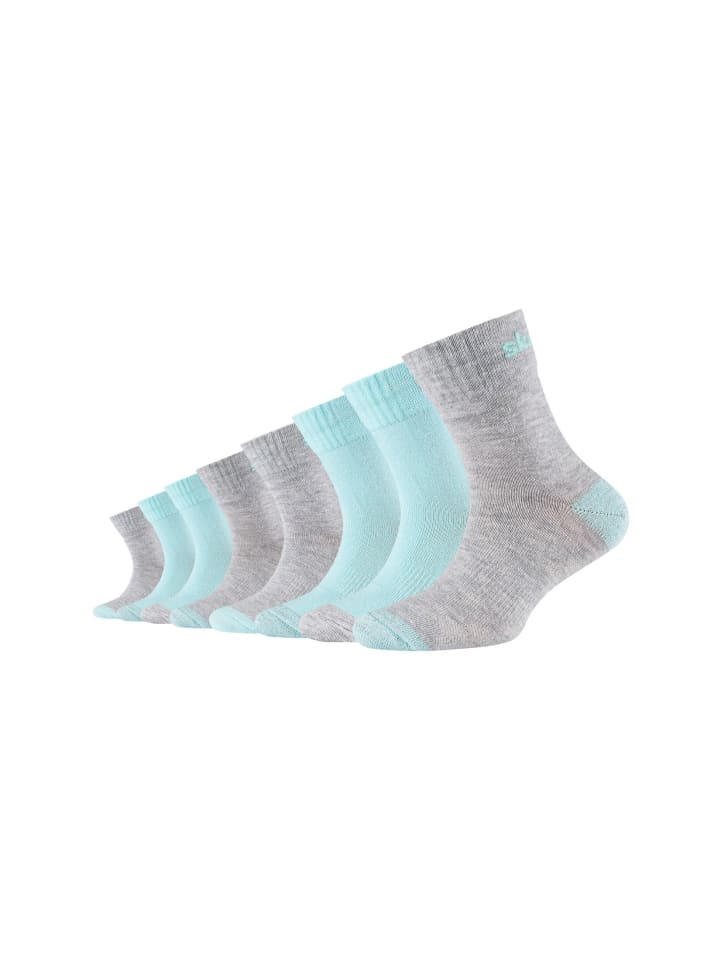 Skechers Socken 8er Pack mesh ventilation in hellgrau mix günstig kaufen 27-30