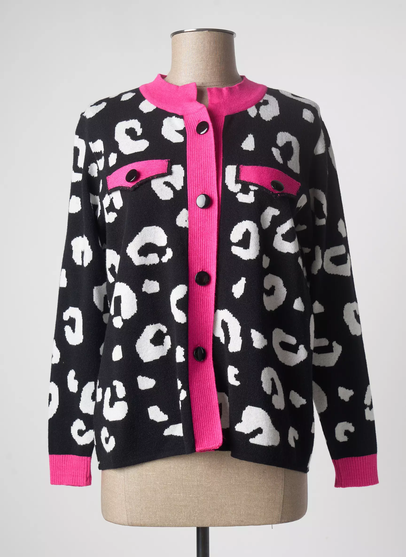 Pame Carrioni Cardigans Femme couleur noir