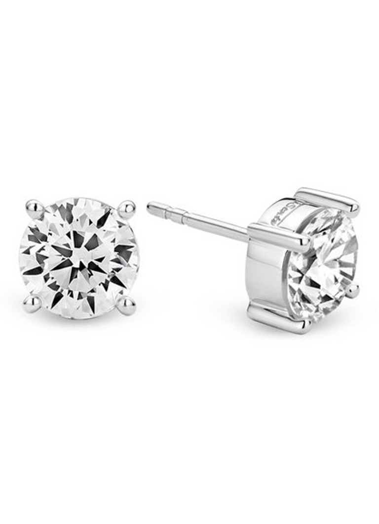 TI SENTO - Milano  Oorknopjes van zilver met zirkonia 7321ZI