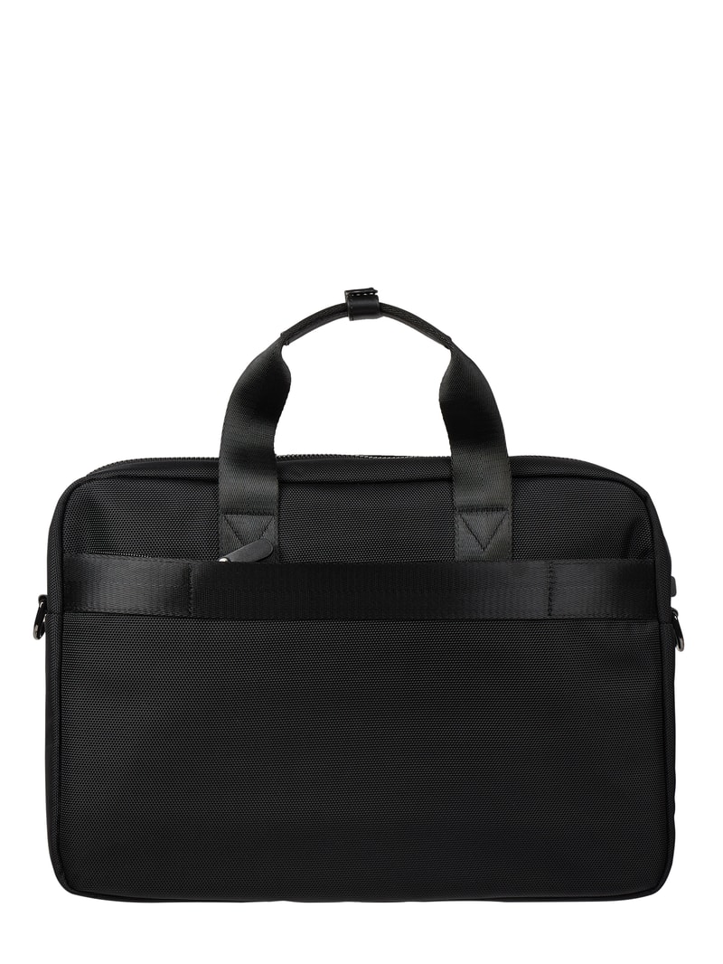 Laptoptasche mit abnehmbarem Schulterriemen in schwarz