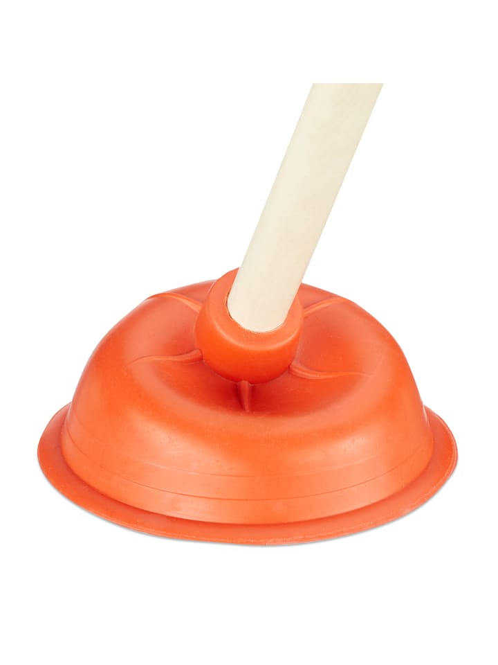 relaxdays 10x Abflussreiniger in Rot/ Natur günstig kaufen onesize