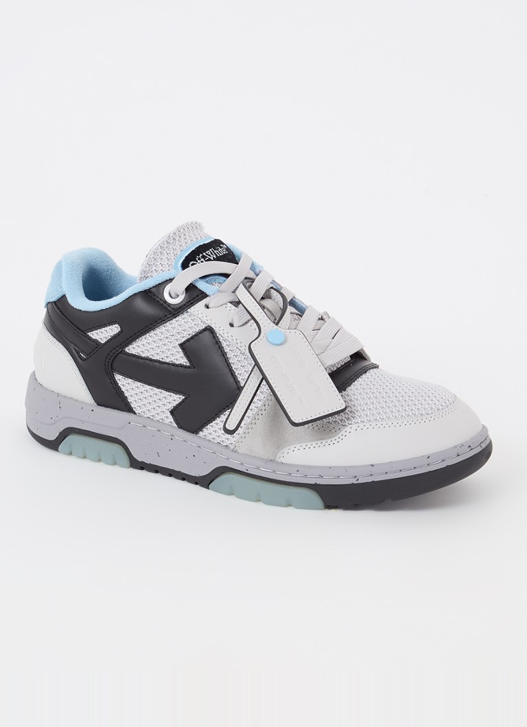 Sneakersy Off-White Slim Out Of Office z detalami ze zamszu