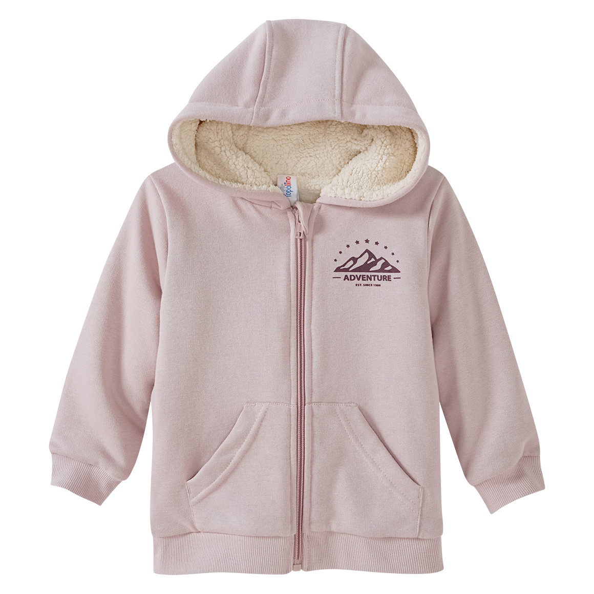 Kinder Sweatjacke mit Teddyplüsch