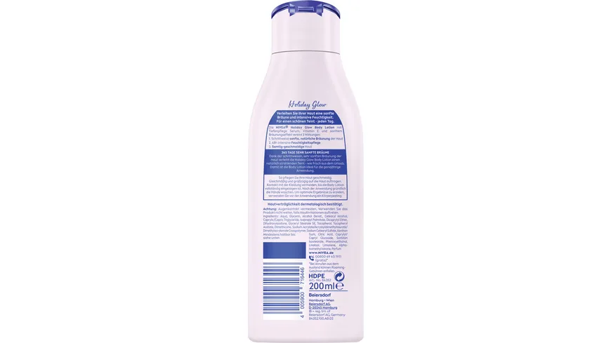NIVEA Body Lotion Holiday Glow 200 ml