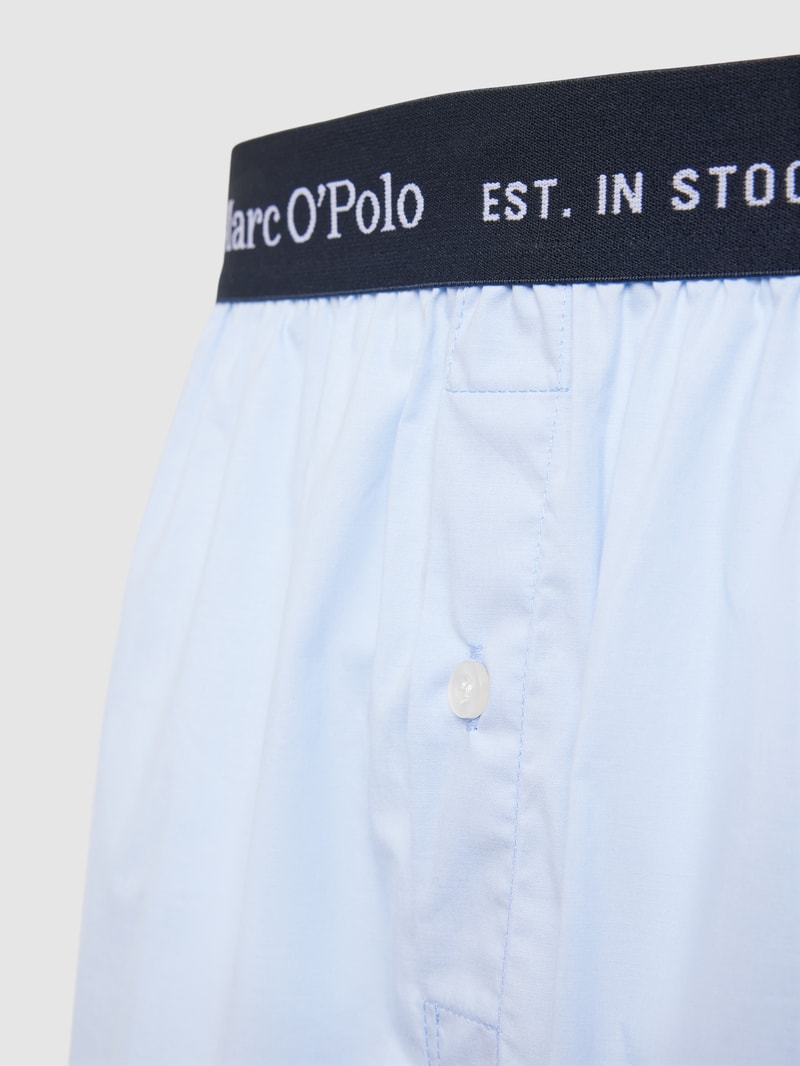 Boxershorts mit Allover-Muster im 2er-Pack in marineblau
