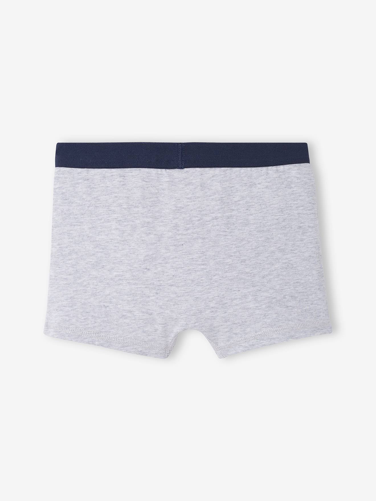 Nasa 3er-Pack Jungen Boxershorts NASA Oeko-Tex - marine/grau meliert