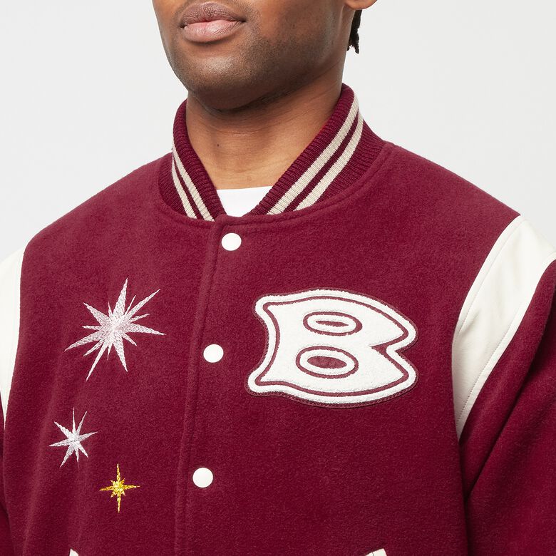 BoTT Teddy Varsity Jacket red