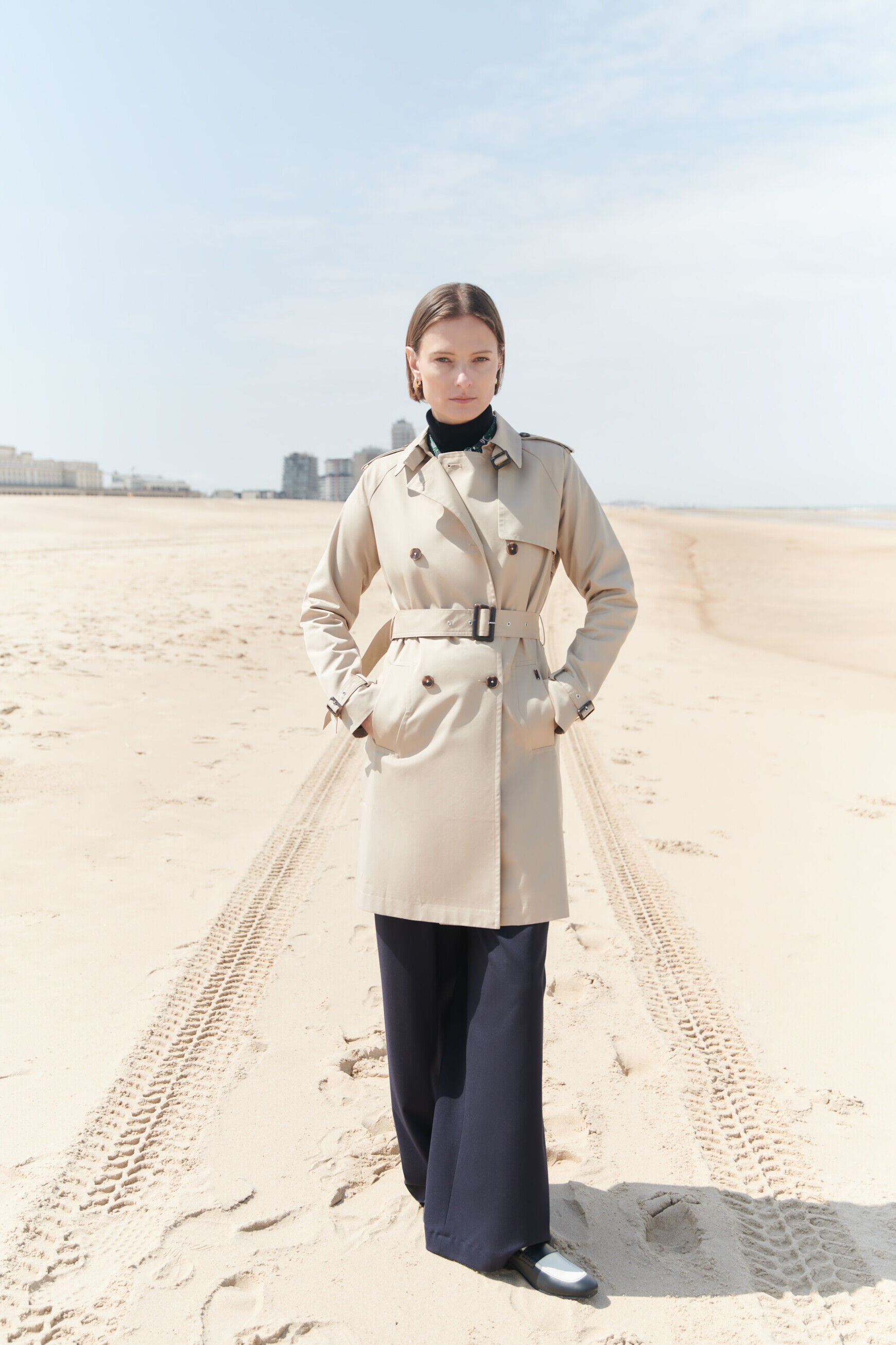 trench max beige femme