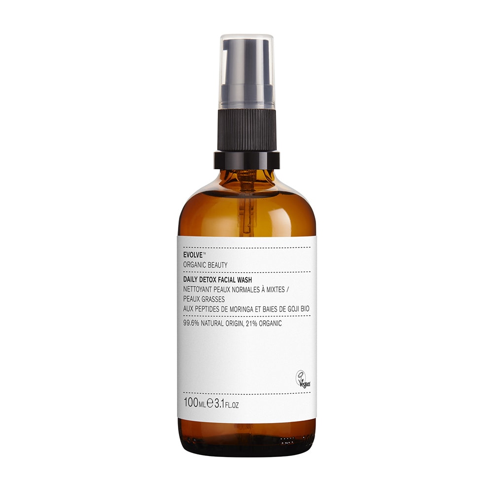 evolve organic beauty DAILY DETOX FACIAL WASH Nettoyant détoxifiant légèrement moussant