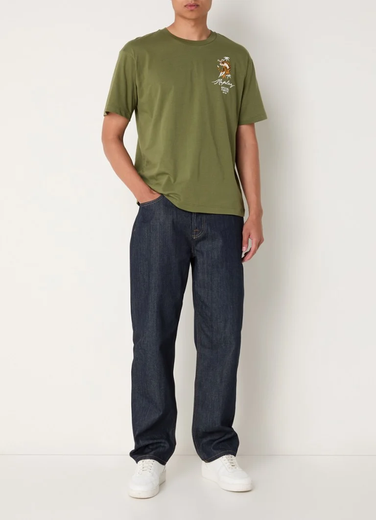 Replay Tiger T-shirt with print