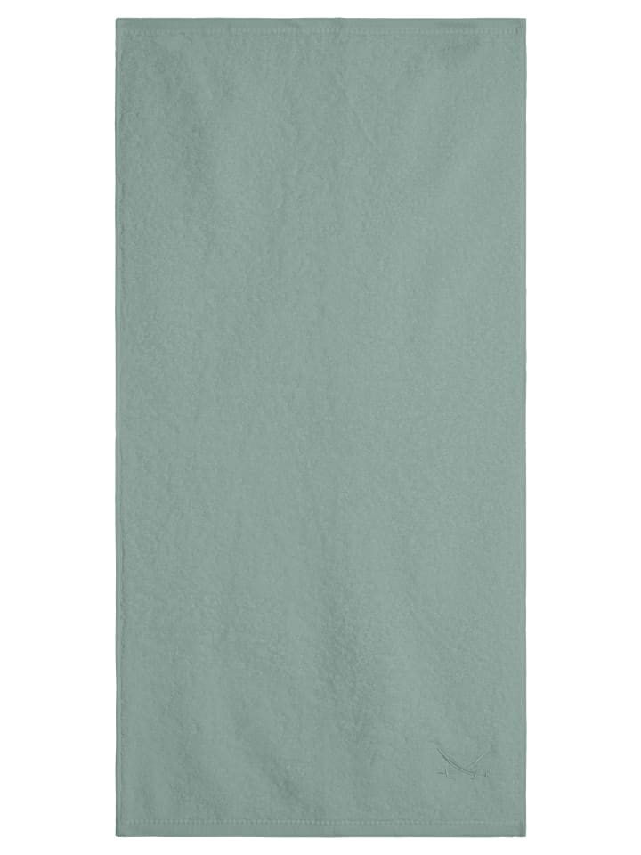Sansibar 2er Handtuch-Set „Frottier-Kollektion Classic“, 50x100 cm in Smaragd günstig kaufen onesize