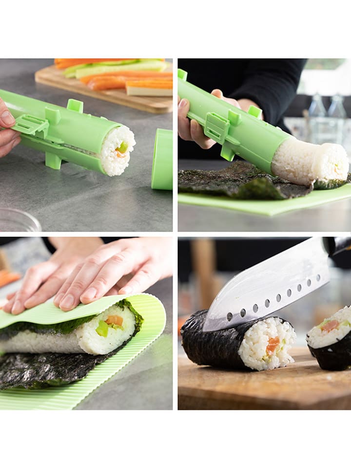 InnovaGoods 3tlg. Sushi-Set in Grün günstig kaufen onesize