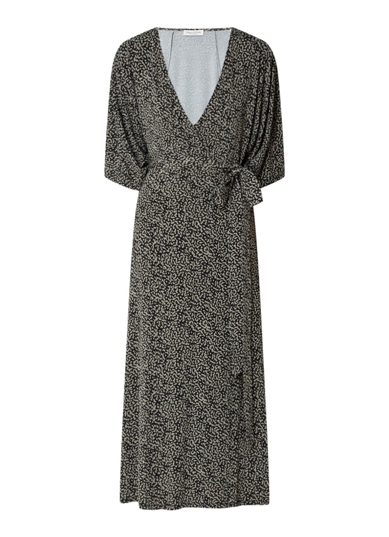 Robe portefeuille midi en jersey imprimé Marc O'Polo