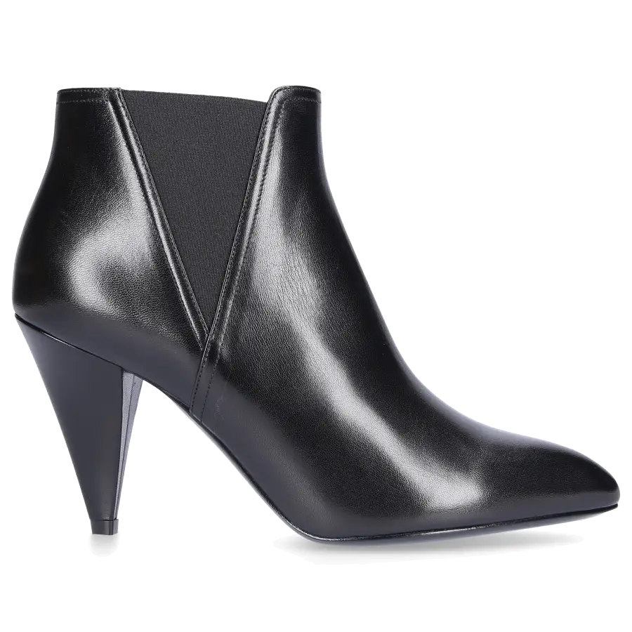 Celine - Chelsea Boots CROPPED CHELSEA BOOT Logo schwarz - schwarz