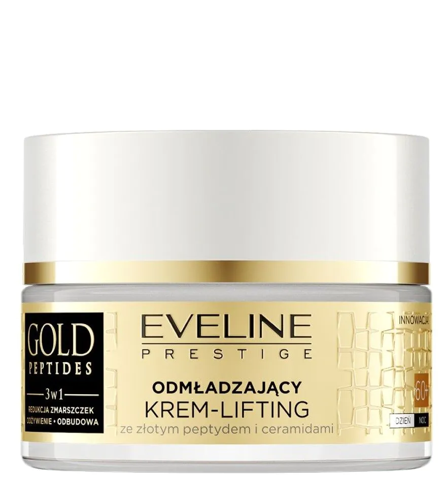 Eveline Gold Peptides učvršćujuća krema za lifting 60+ za dan i noć