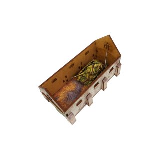 WW2 Normandy Cowshed (PREPAINTED)
