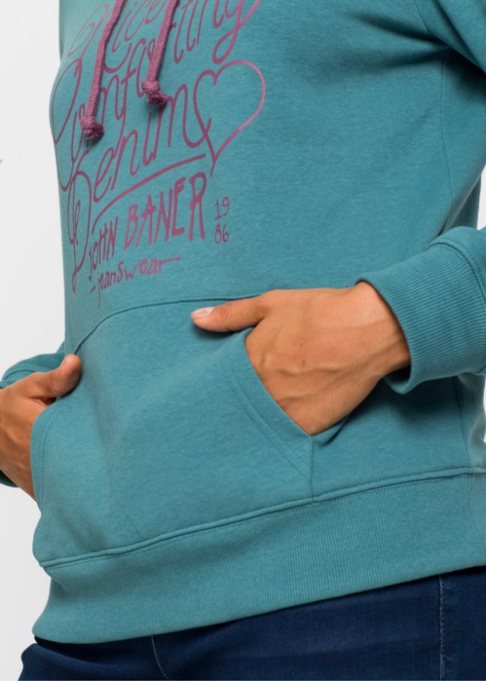 Kapuzensweatshirt, bedruckt