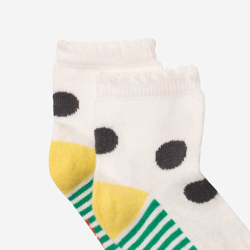 Chaussettes bébé fille maxi pois beige Catimini