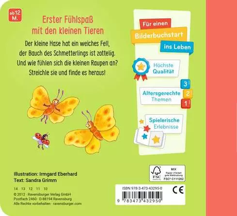 Mein erstes Fühlbuch: Kribbel, krabbel, Käferchen
