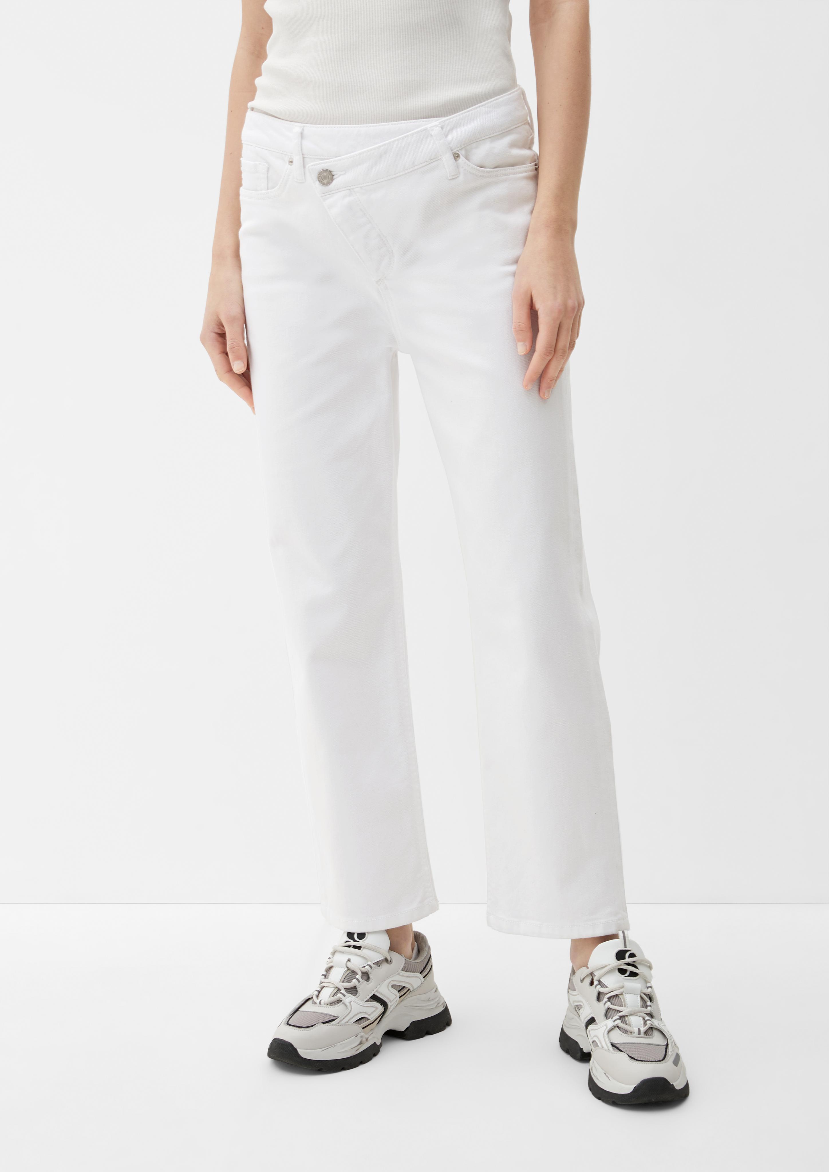 Cropped-Jeans Karolin / Regular Fit / High Rise / Straight Leg   2127687-01Z8