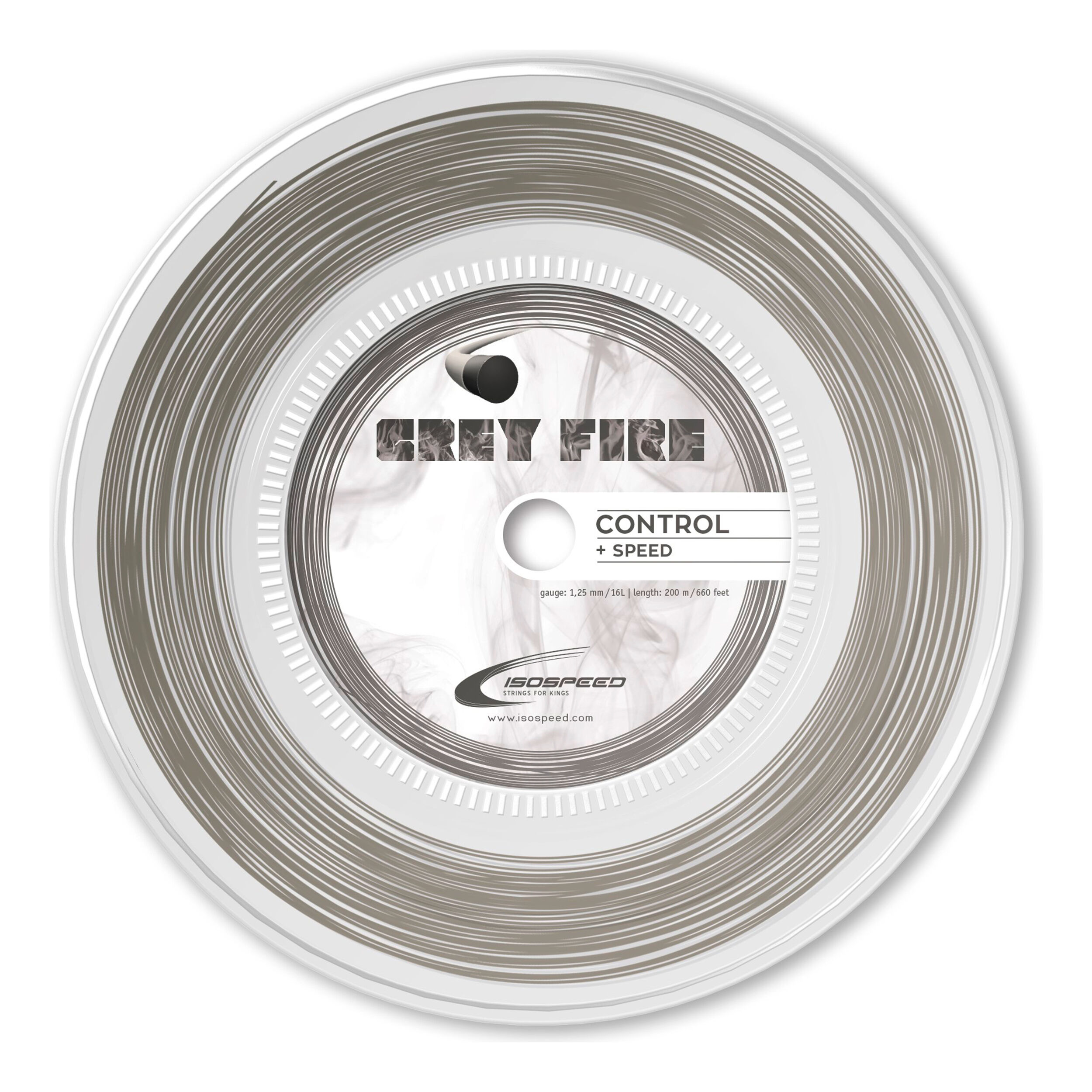 Grey Fire Saitenrolle 200m - Grau