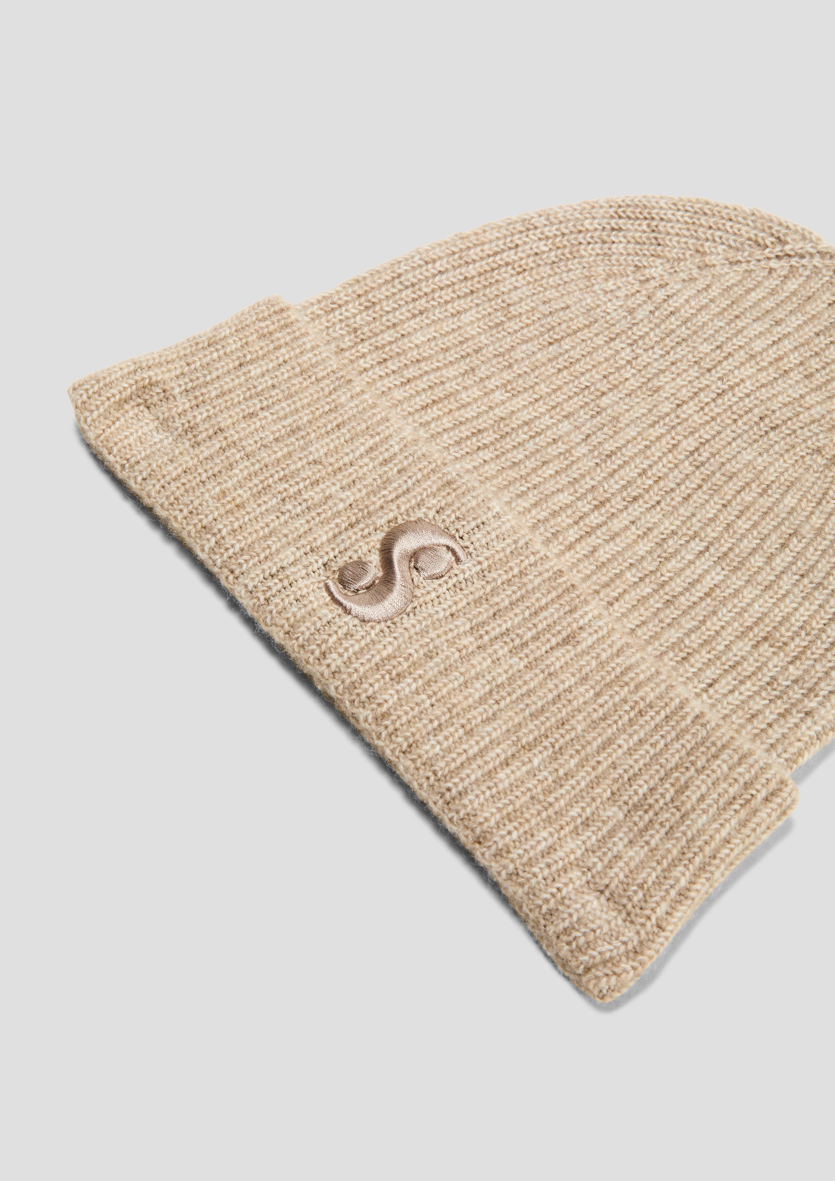 Strickmütze mit Logo-Stickerei  2133586-82W2