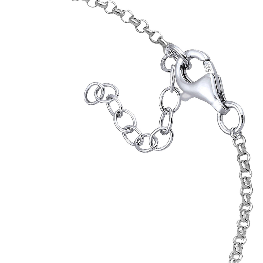 Elli Elli by Julie & Grace Bracelet Dames avec Pendentif Coeur Basic en Argent Sterlin Bracelet