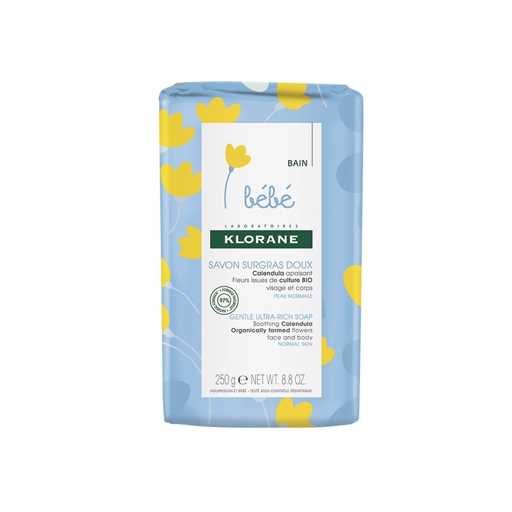 Klorane Bébé Savon surgras doux 250 gr Savon