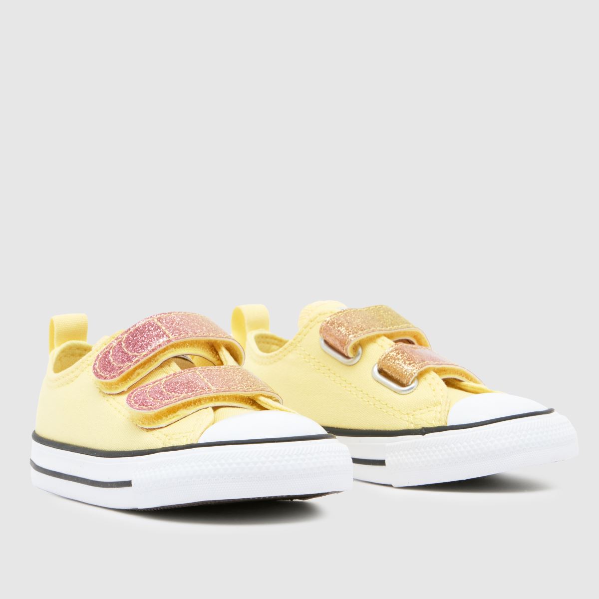 Converse gula all star lo 2v flickor småbarnsskor