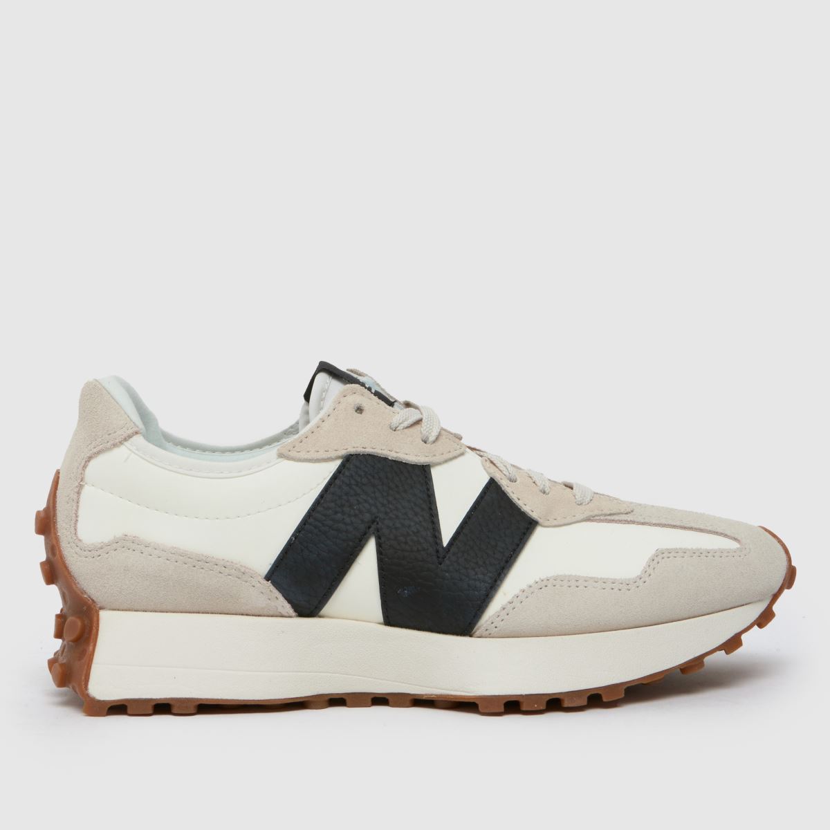 New Balance 327 träningsskor i vitt och svart