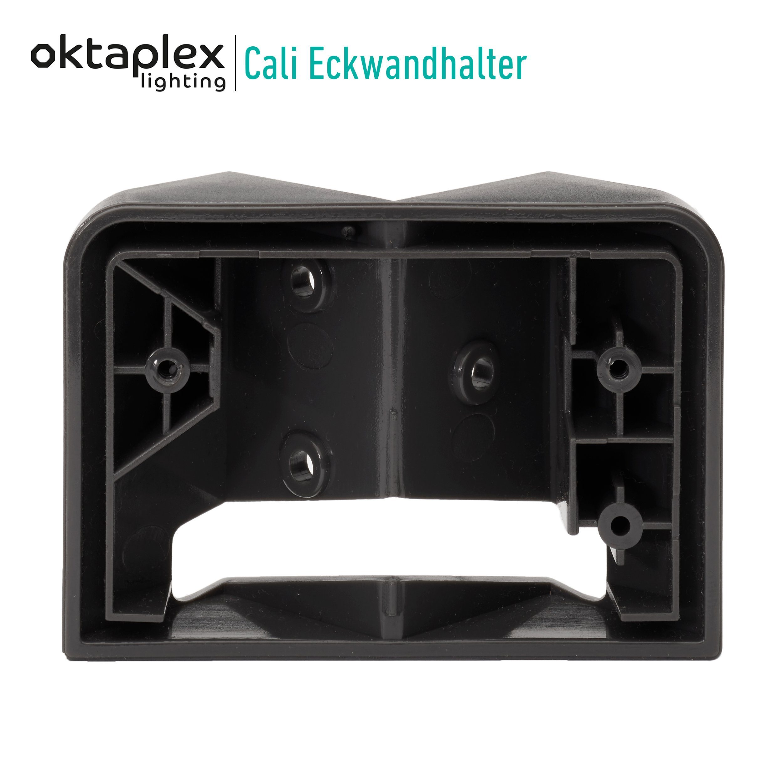 Oktaplex lighting LED Außen-Wandleuchte Cali, Zubehör, ohne Leuchtmittel, Warmweiß, Eckhalterung für Cali und Cali Dos