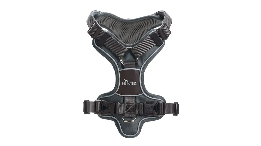 Hunter  Divo Geschirr L-XL  grau/grau