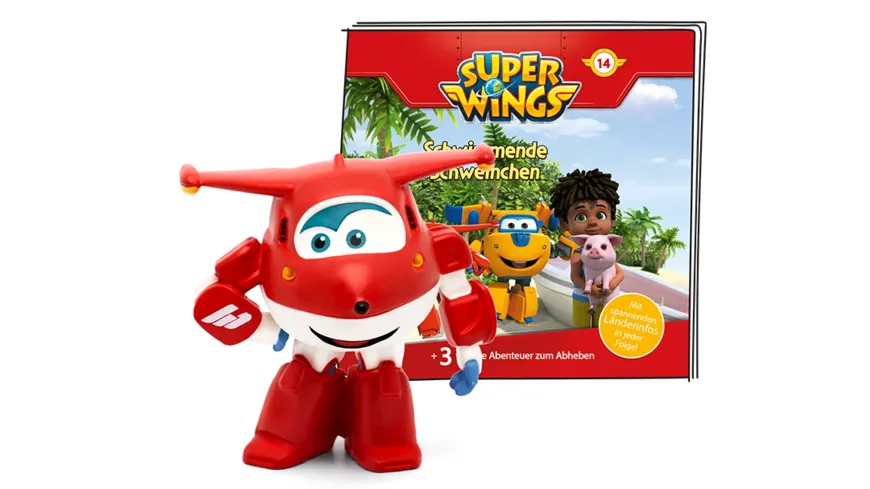 tonies - Hörfigur für die Toniebox: Super Wings: Schwimmende Schweinchen