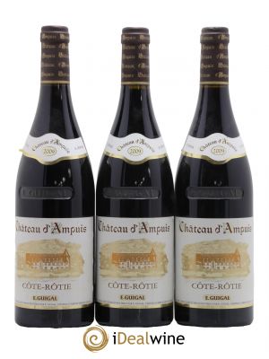 Côte-Rôtie Château d'Ampuis Guigal  2009 - Lot de 3 Bouteilles