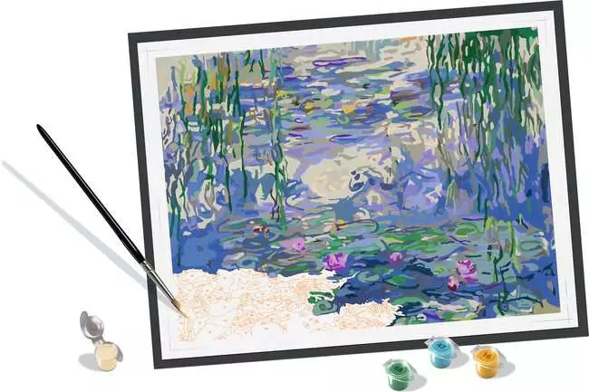 CreArt ART Collection: Seerosen (Monet) - Malen nach Zahlen für Erwachsene