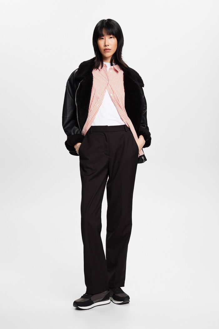 High-Rise-Hose mit weitem Bein