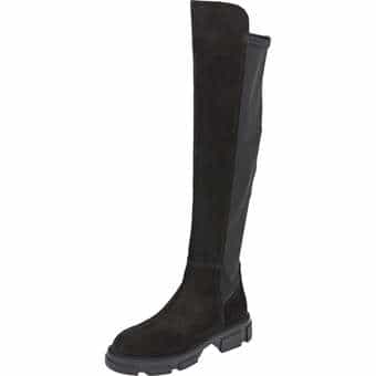 Alpe Woman Overknee in schwarz