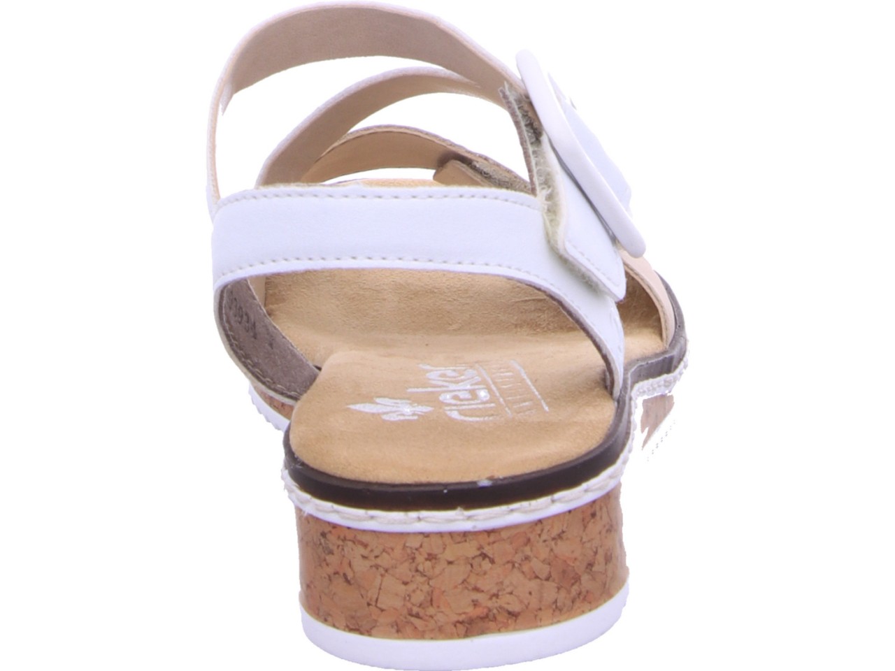 RIEKER Klassische Sandalen weiss