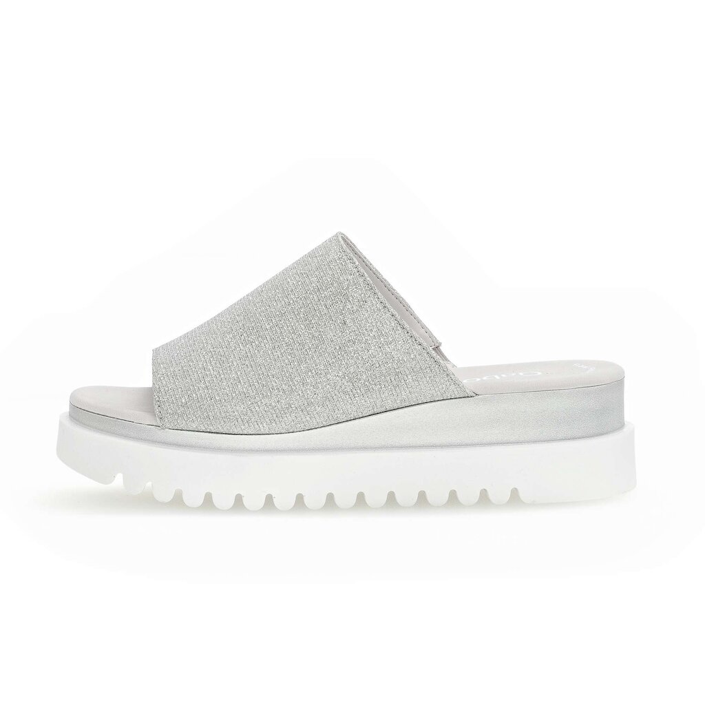 Gabor fashion Pantolette silber
