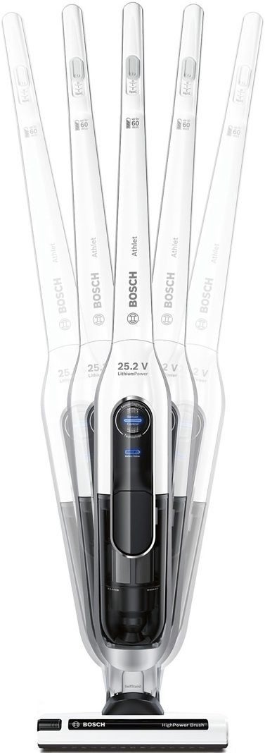 BOSCH Akku-Stielstaubsauger Athlet 25.2 V BCH6ATH25, 60 Min. Laufzeit, beutellos, 3 Leistungsstufen, alle Bodenarten