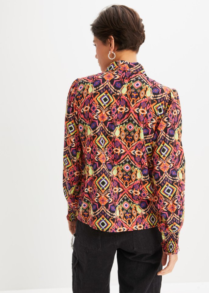 Bluse mit Druck