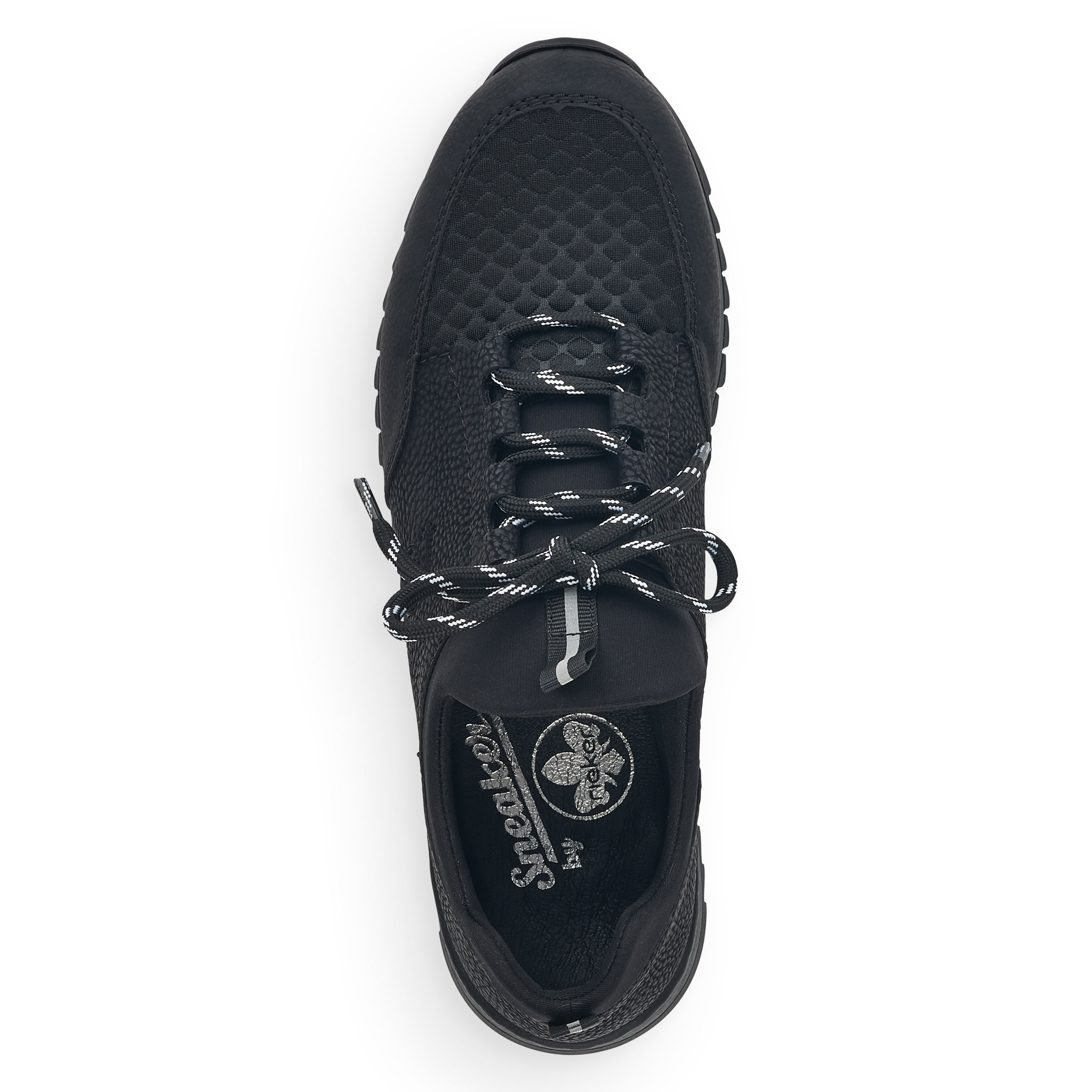 Rieker Damen Slipper tiefschwarz