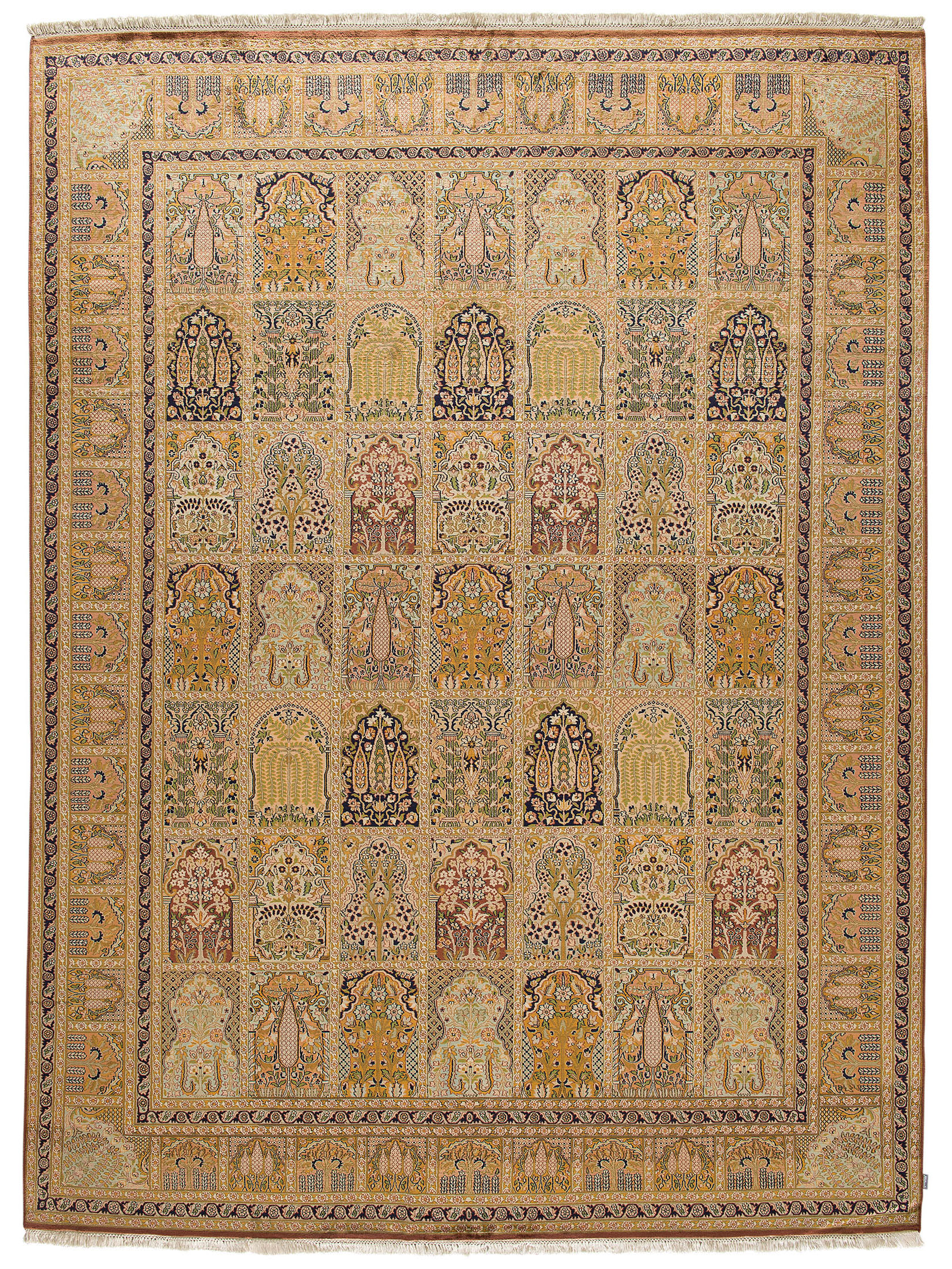 Kaschmir Seide 18/18 ca. 242 x 326 cm, Unikat / Einzelstück