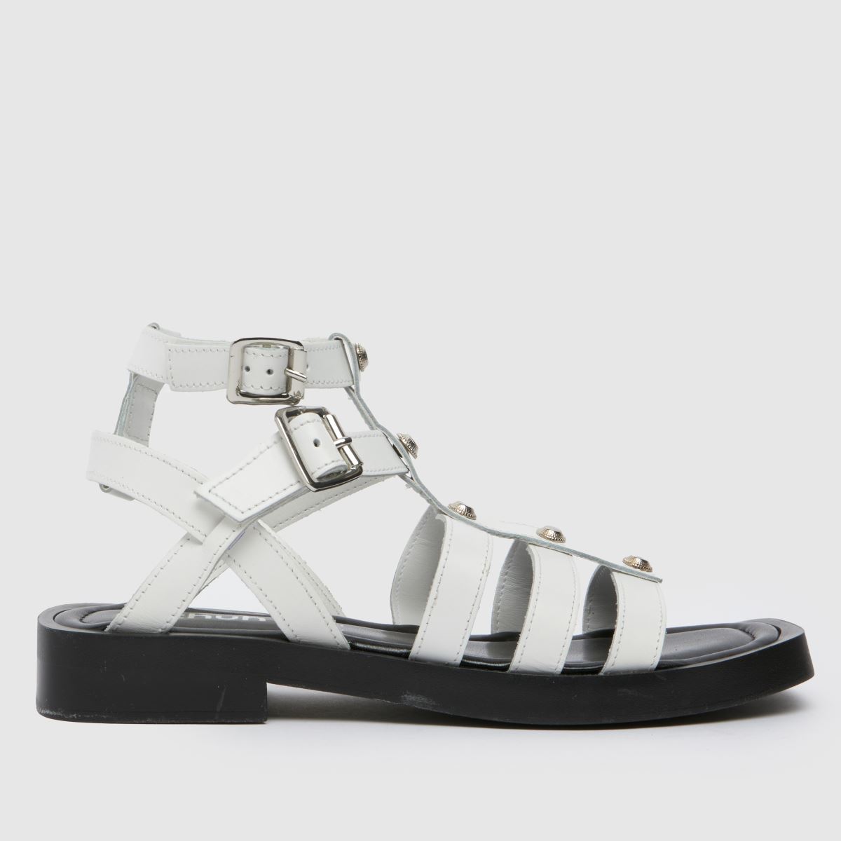 Schuh – Tempeny – Vita sandaler med nitar